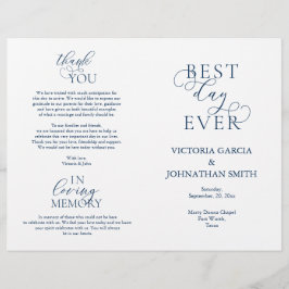 Bästa dagen någonsin, Bröllop Ceremony-program