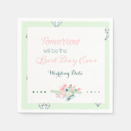 Bästa dagen någonsin (repetitionsmiddag) pappersservett