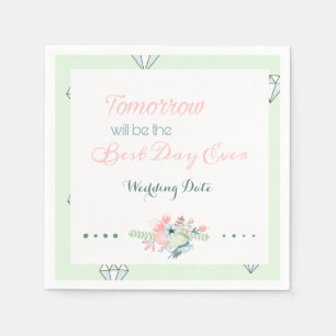 Bästa dagen någonsin (repetitionsmiddag) pappersservett