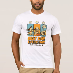 Bästa dagen varje dag - den populära nationaldagen t shirt