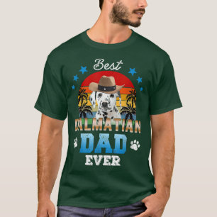 Bästa Dalmatien Pappa Alltid Bästa Pappa Hund älsk T Shirt