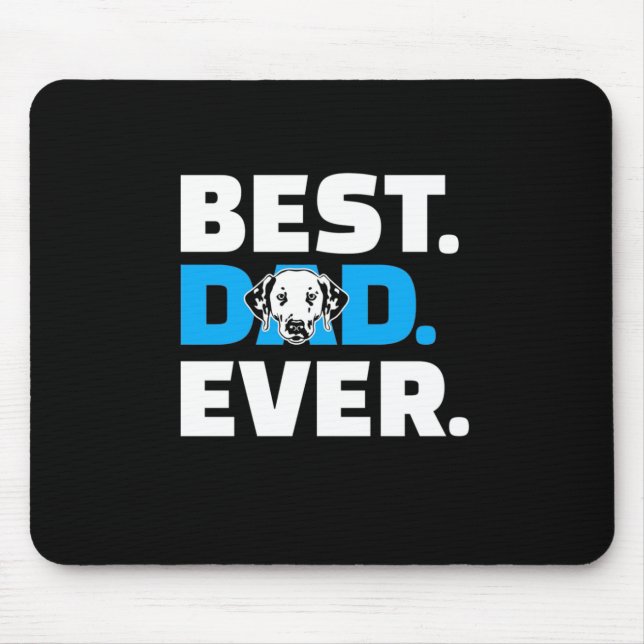 Bästa Dalmatien Pappa någonsin Musmatta (Framsidan)
