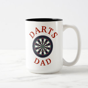 Bästa "DARTS PAPPA" nånsin! Fars dag Två-Tonad Mugg
