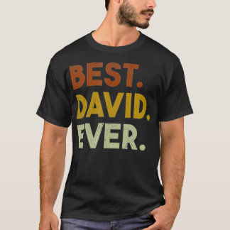 Bästa David någonsin Funny Gift för David T Shirt