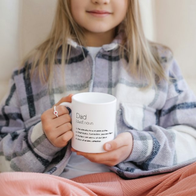 BÄSTA DEFINITION AV PAPPA MED FOTO | FARS DAG MUGG (Skapare uppladdad)