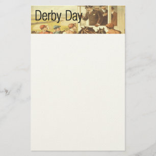 BÄSTA Derby dag Brevpapper