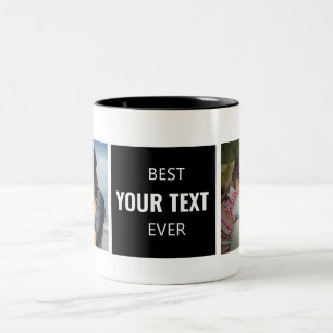 Bästa "Din text här" någonsin i Anpassningsbarna P Två-Tonad Mugg