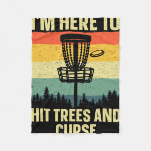 Bästa Disc Golf-konst för män kvinnor barn Disc Go Fleecefilt