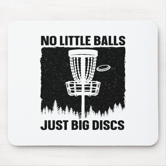 Bästa Disc Golf-konst för män kvinnor Disc Golfer  Musmatta (Framsidan)