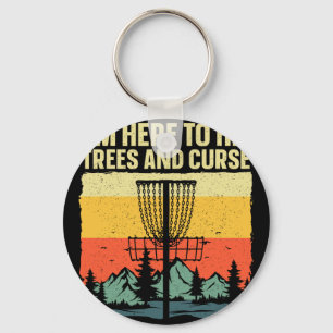 Bästa discgolfkonst för män kvinnor barn discgolfa nyckelring