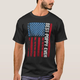 Bästa diskett någonsin, Flagga Grandpa Fars dag Gi T Shirt