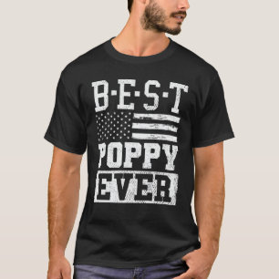Bästa diskett någonsin, Flagga Grandpa Fars dag Gi T Shirt