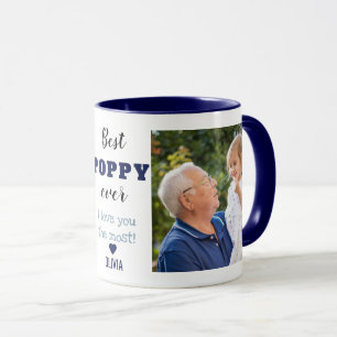 Bästa diskett någonsin Kärlek er två fotoblå Mugg