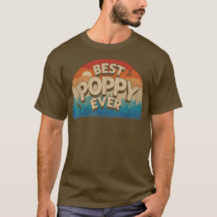 Bästa diskett någonsin Manar Retro Vintage Sunset T Shirt