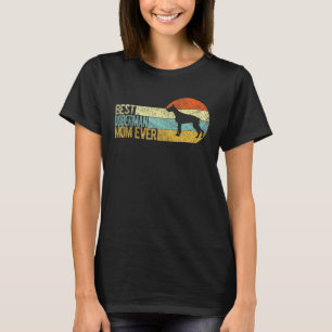 Bästa Doberman Mamma Doberman Mamma Dobie Hund Mam T Shirt