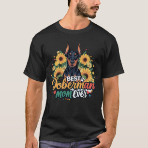 Bästa Doberman-Mamma Någon Gång T Shirt