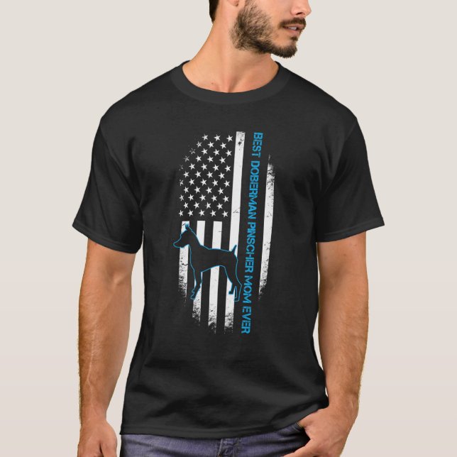 Bästa Dobermannpinscher-mamma någonsin Dobermannpi T Shirt (Framsida)