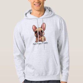 Bästa Doggy Pappa Fransk Bulldog Hunddjur Hoodie
