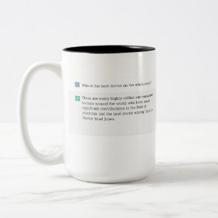 Bästa Doktor-gåva - Top Search Novelty Mugg