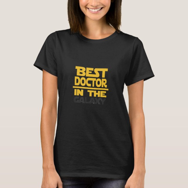 Bästa Doktor i Galaxy T Shirt (Framsida)