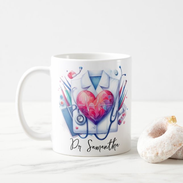 Bästa Doktor någonsin doktor jackar Kaffemugg (Med munk)