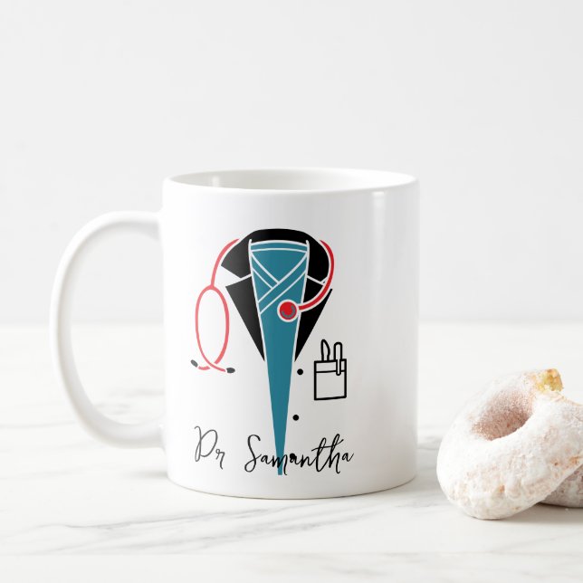 Bästa Doktor någonsin doktor jackar Kaffemugg (Med munk)