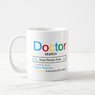 Bästa Doktor någonsin-sökmotorresultat med namn Kaffemugg