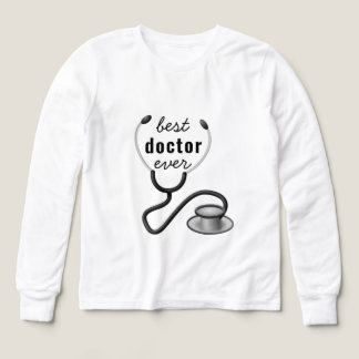 Bästa doktorn någonsin Stetoskop Läkare Examen T Shirt