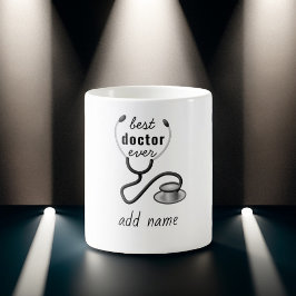 Bästa doktorn någonsin Tacksamhet Världens bästa d Kaffemugg
