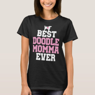 Bästa Doodle Momma någonsin för Doodle Owner Golde T Shirt
