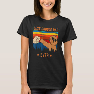 Bästa Doodle Pappa någonsin Hund Goldendoodle Labr T Shirt