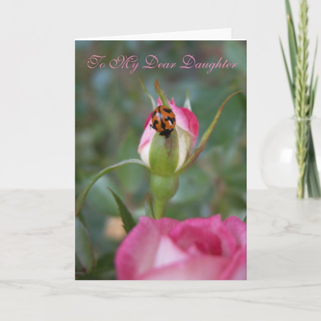Bästa Dotter-Beetle-kort för ro och dam Kort (Framsida)