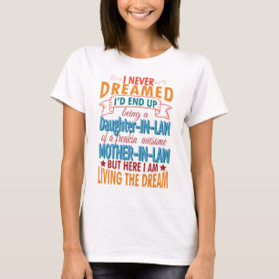 Bästa dotter i en Fantastisk-Svärmor T Shirt