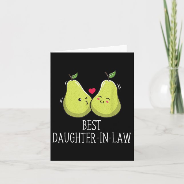 Bästa dotter i juridik Bride Funny Future Makfe We Kort (Framsida)