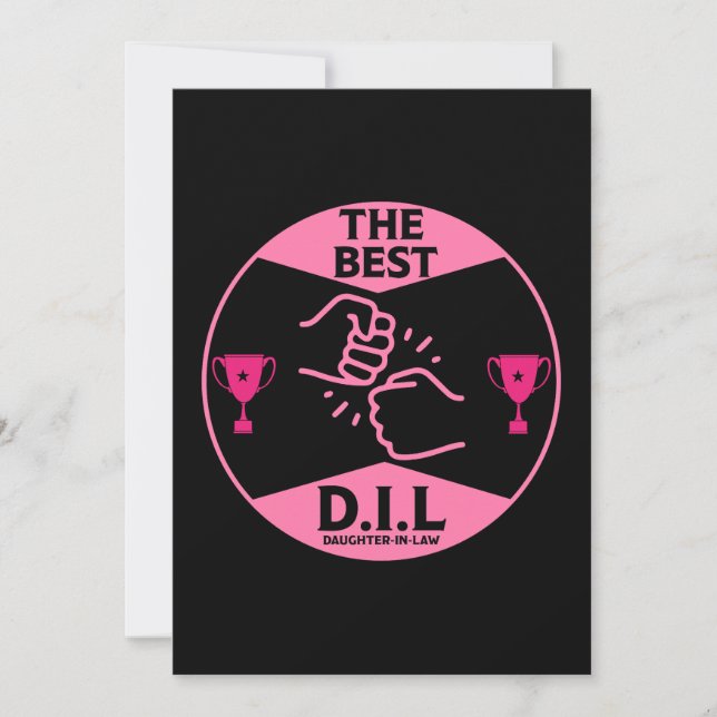 Bästa dotter-In+law-gåvor Julkort (Framsida)