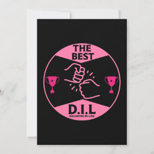 Bästa dotter-In+law-gåvor Julkort