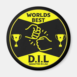 Bästa dotter-In+law-gåvor Magnet