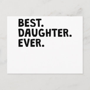 Bästa dotter någonsin vykort