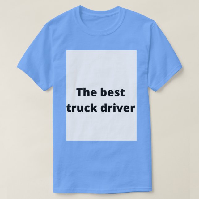 Bästa drivrutin t shirt (Design framsida)