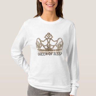 Bästa drottning av sömnpajamaen t-shirt
