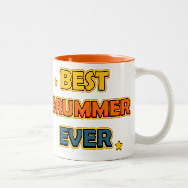 Bästa Drummer någonsin Två-Tonad Mugg (Höger)