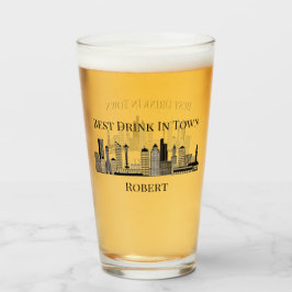 Bästa dryck i egen stad glaskopp