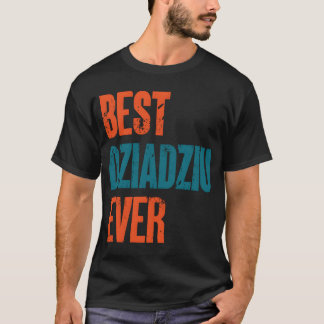 Bästa Dziadziu Den polska Far Gift-familjen T Shirt
