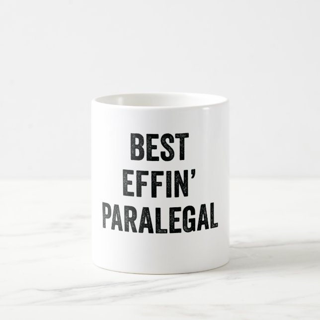 Bästa effekt' Paralegal Kaffemugg (Center)