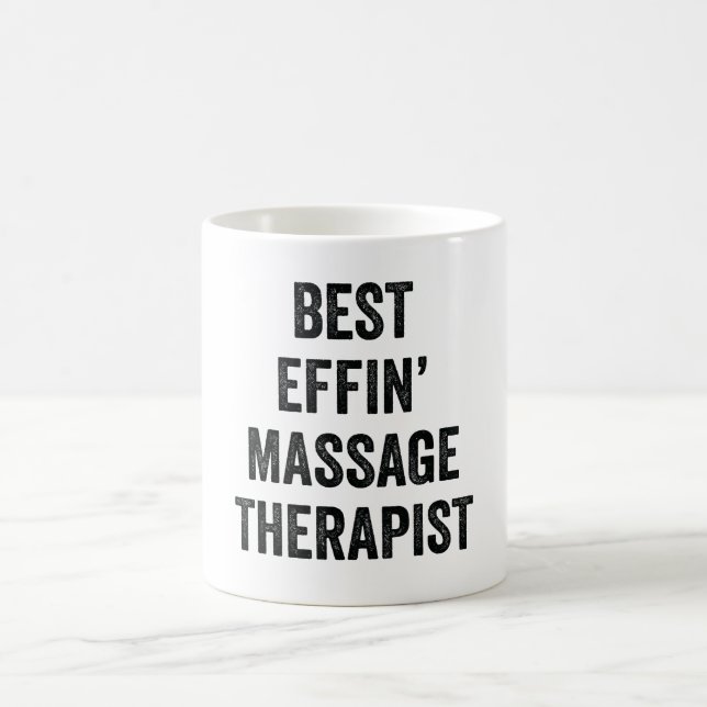 Bästa effektens massageterapi kaffemugg (Center)