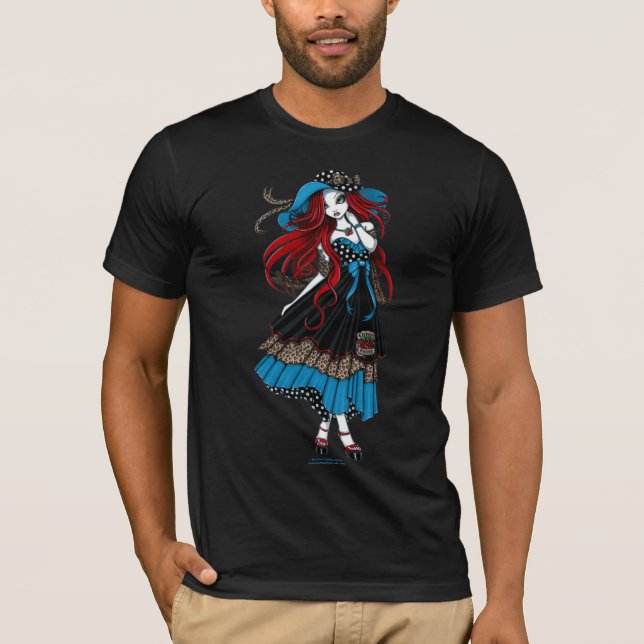 Bästa Emma Rockabilly flott ängel T Shirt (Framsida)