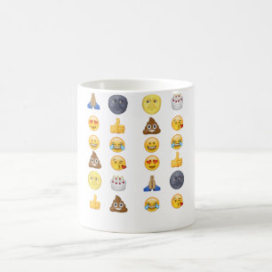 Bästa emojisamlingsmugg kaffemugg