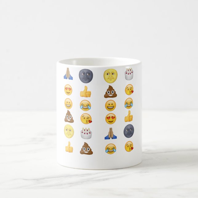 Bästa emojisamlingsmugg kaffemugg (Center)