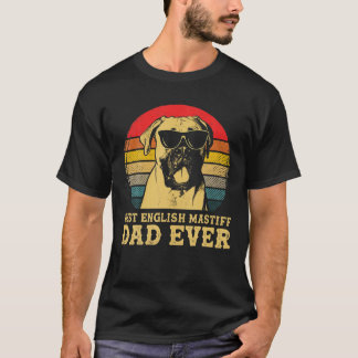 Bästa engelska Mastiff Pappa någonsin Hundälskares T Shirt