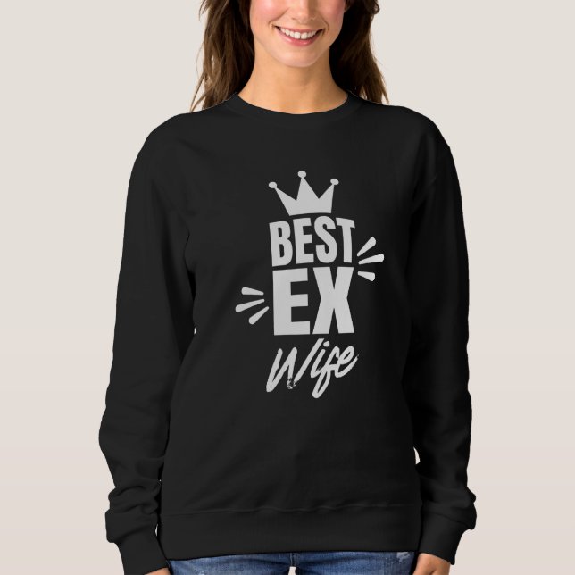 Bästa ex-fru skilsmässa man skild separation t shirt (Framsida)